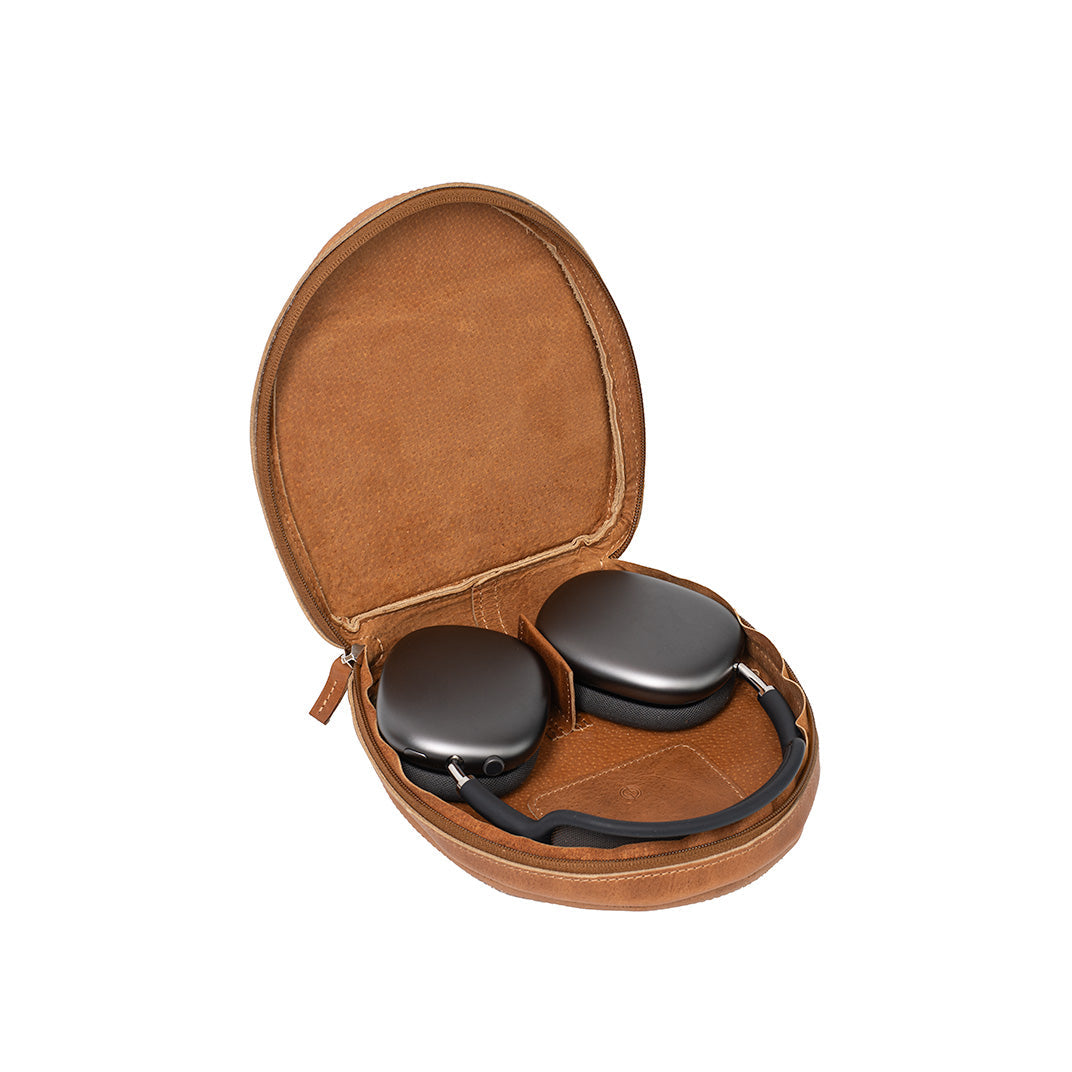 Leather Case for AirPods Max (Brown)