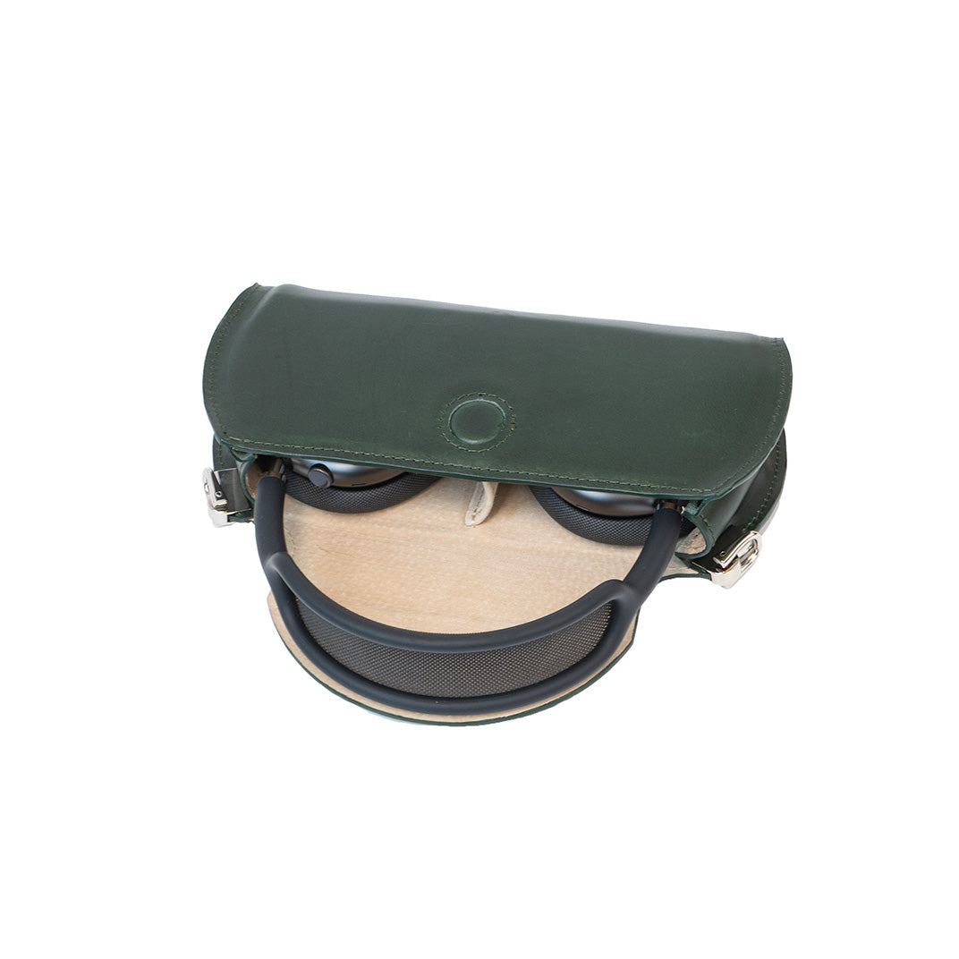 Leather Case for AirPods Max (Forest Green / top-grain)