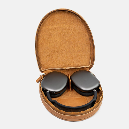 Leather Case for AirPods Max (Camel)